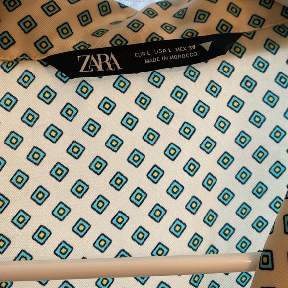 Zara printed pajama top - Picture 2 of 9